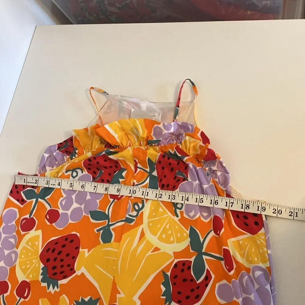 Anthropologie Corey Lynn Calter Tutti Frutti Tunic Dress Size Medium - Picture 15 of 16